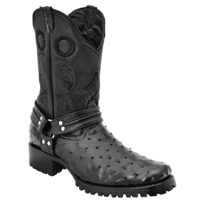 Botas Harley Avestruz WD Boots 307 Negro