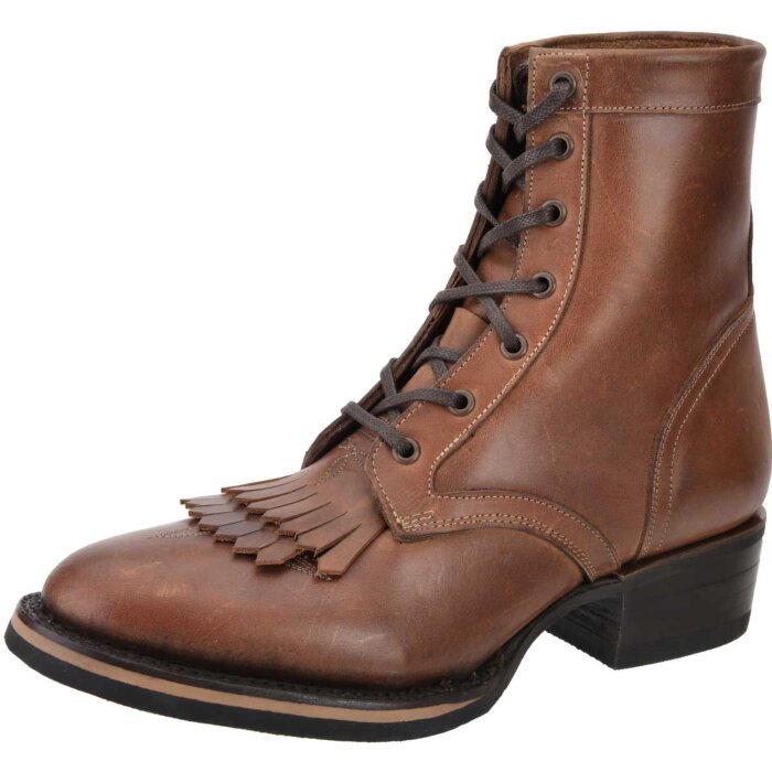 Botas De Trabajo Rodeo Americana Con Barbas Color Miel WD 11-439