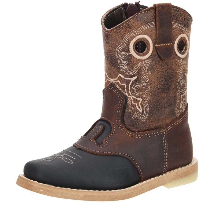 Botas Rodeo Negra Para Bebé Antifaz Herradura WD 11-385