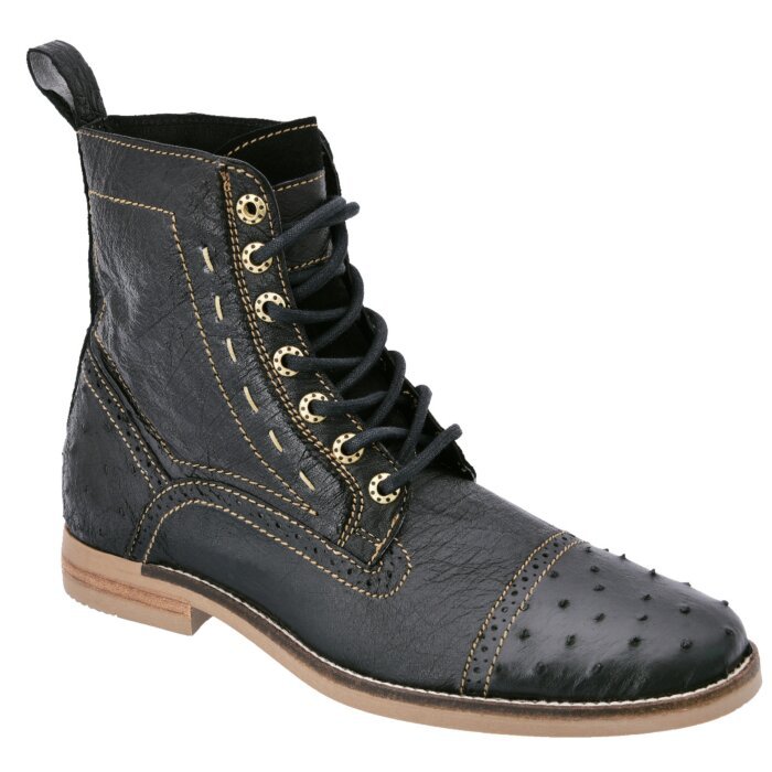 Zapatos Avestruz WD Boots 442 Negro