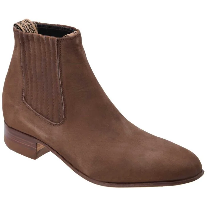 Botines Charros Nubuck Café Tradicional WD 11-721