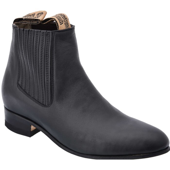 Botines Charros Negros Piel Napa Tradicionales WD Boots 11-724