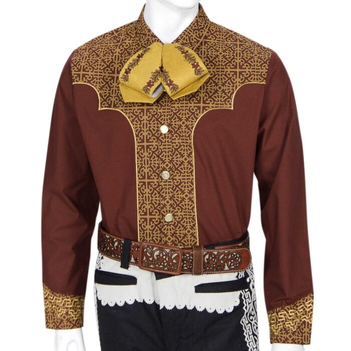 Camisa Charra Herradura En Espalda WD 11-865 Roja