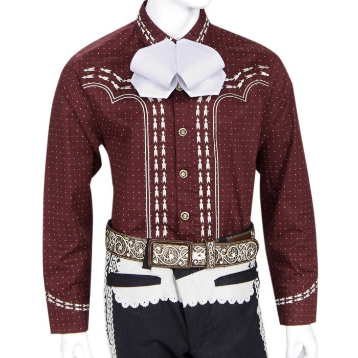 Camisa Charra WD Boots 794 Vino
