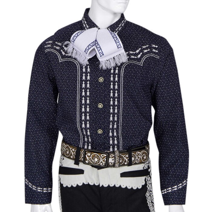 Camisa Charra Color Azul WD 11-873