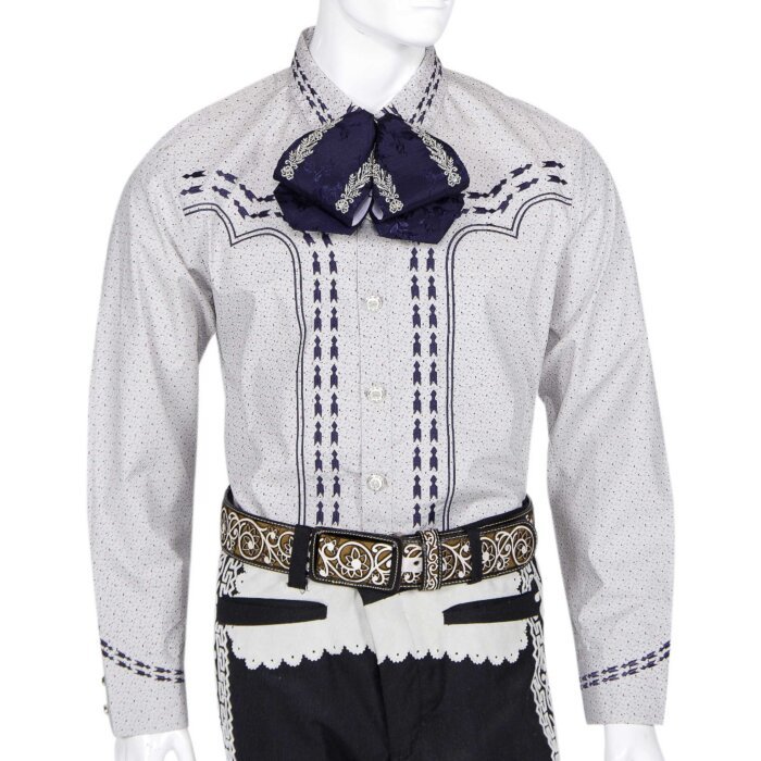 Camisa Charra WD 11-872 Color Gris