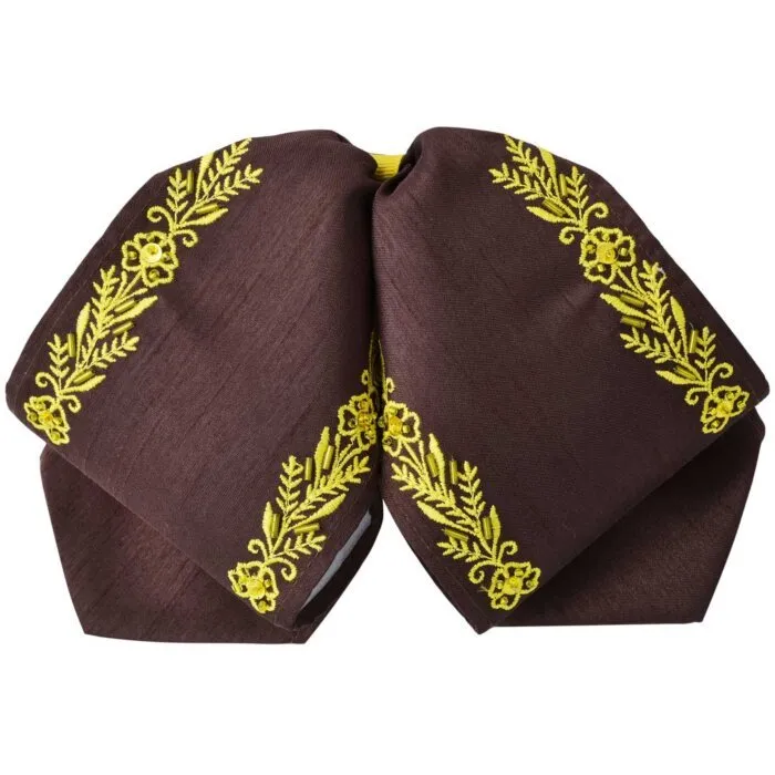 Moño Charro Fino WD Boots 836 Café/Amarillo