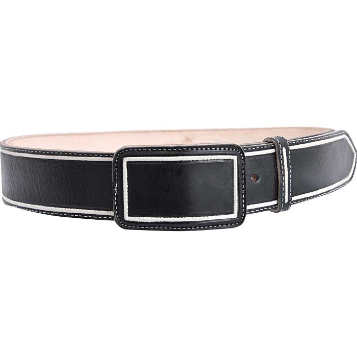 Cinto Vaquero Pita Cordoneado Negro WD 11-1540