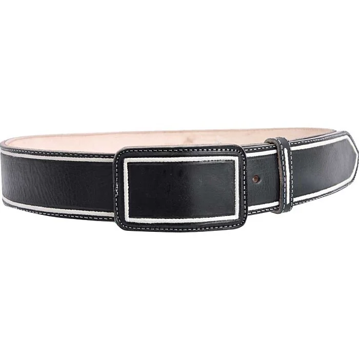 Cinto Vaquero Pita Cordoneado Negro WD 11-1540