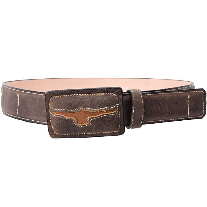 Cinto Vaquero Hebilla Torito WD 11-1552 Café-Choco