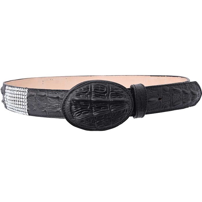 Cinto Vaquero Clon Coco Belly Negro Brillo WD 11-1564