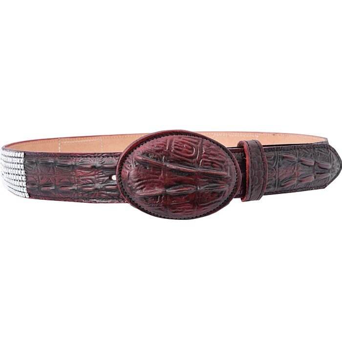 Cinto Vaquero Rojo Brillo Clon Coco Belly WD 11-1563