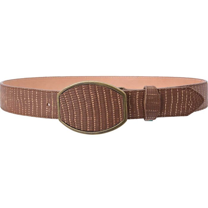 Cinto Vaquero Grabado Lizard Miel WD 1567