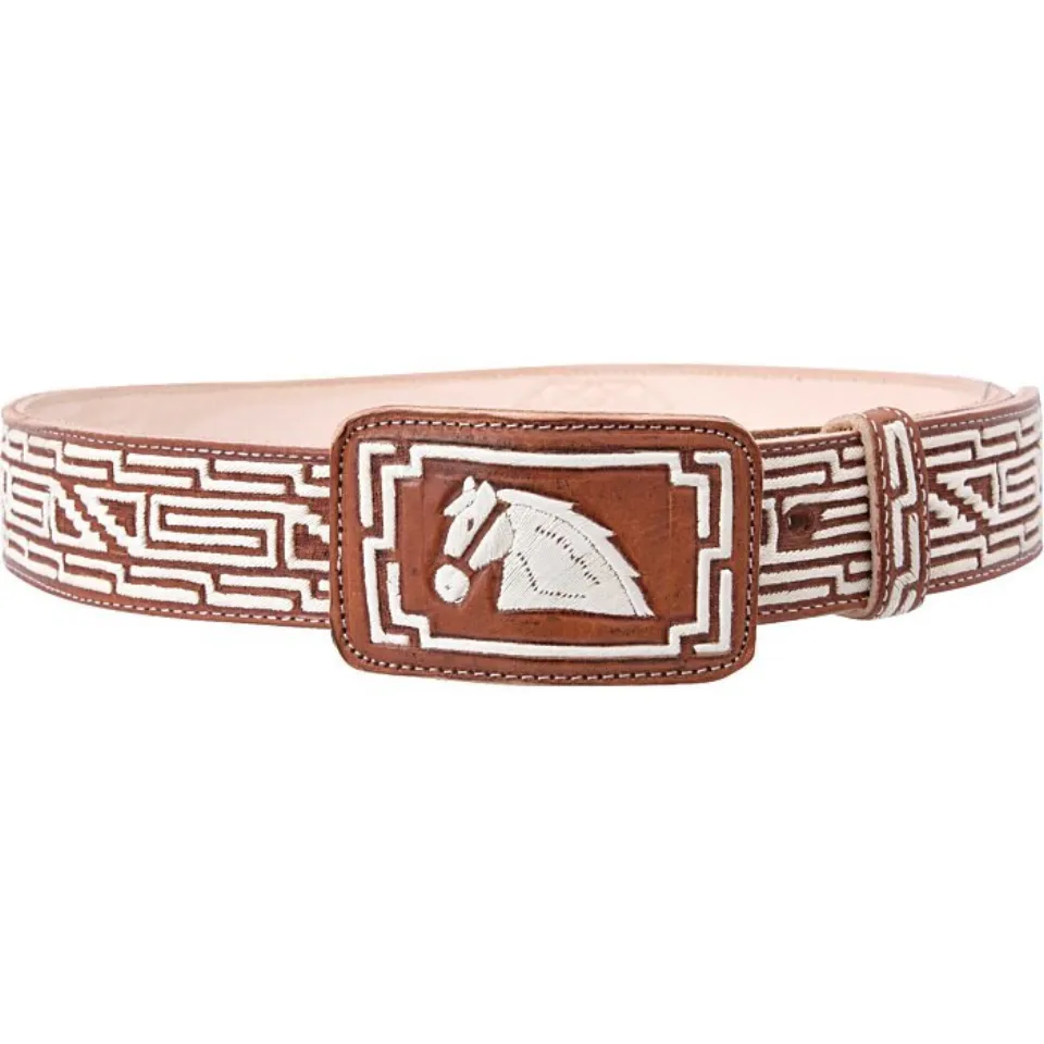 Cinto Vaquero Piteado Natural Caballo WD 11-1685