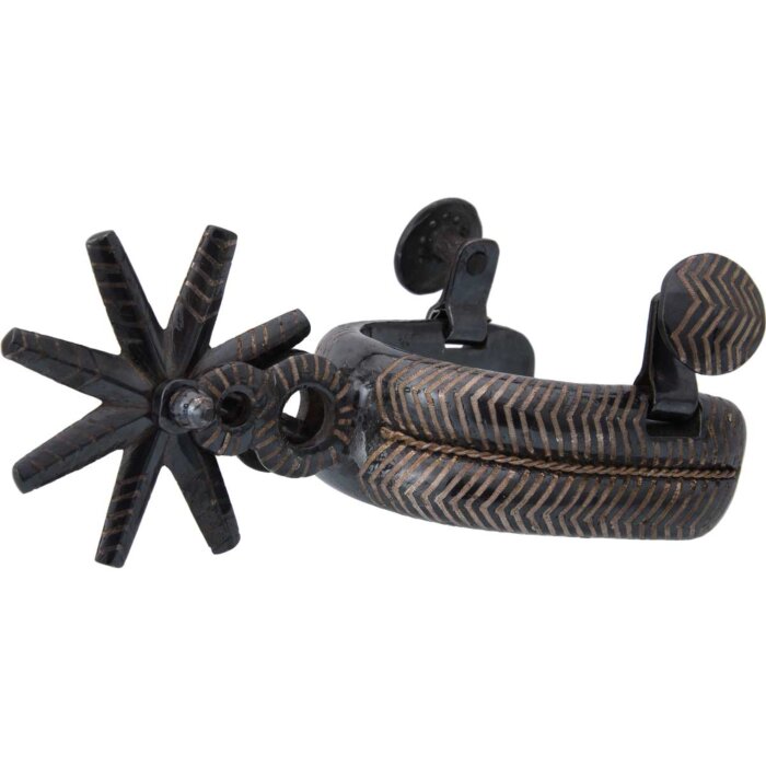 Espuela Mil Rayas Pavón Negro WD 1066