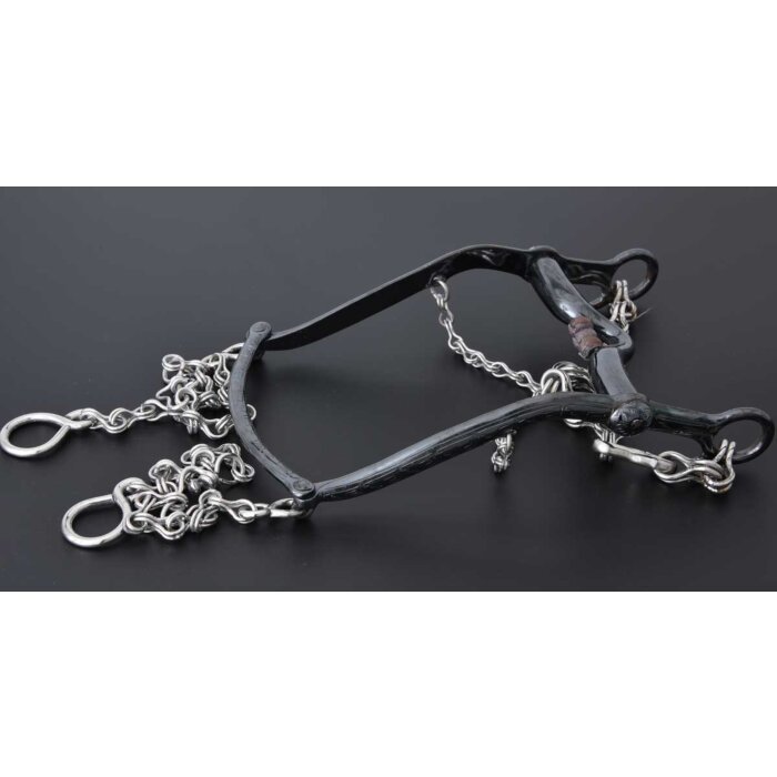 Freno Negro Para Caballo WD 1051
