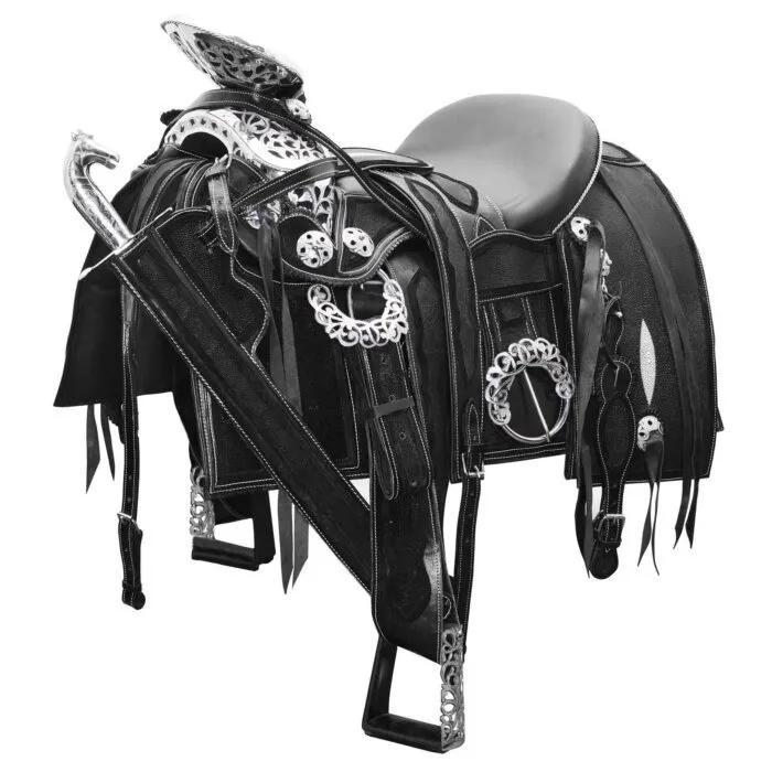 Montura Fina Cuadrada Mantarraya Con Herraje WD 11-1024 Negro
