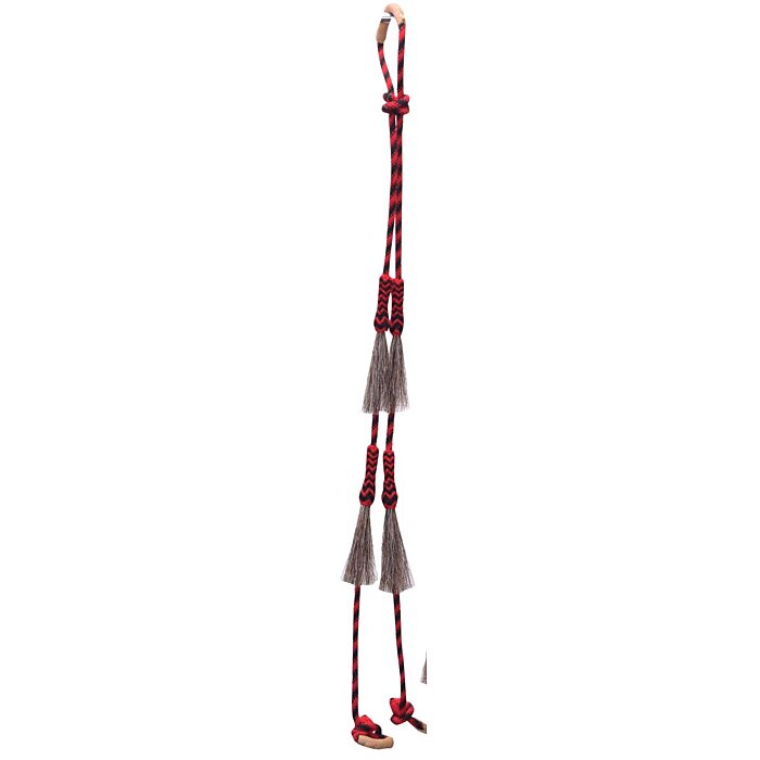 Rienda Cerda De Caballo WD 11-1082-6 Rojo/Negro