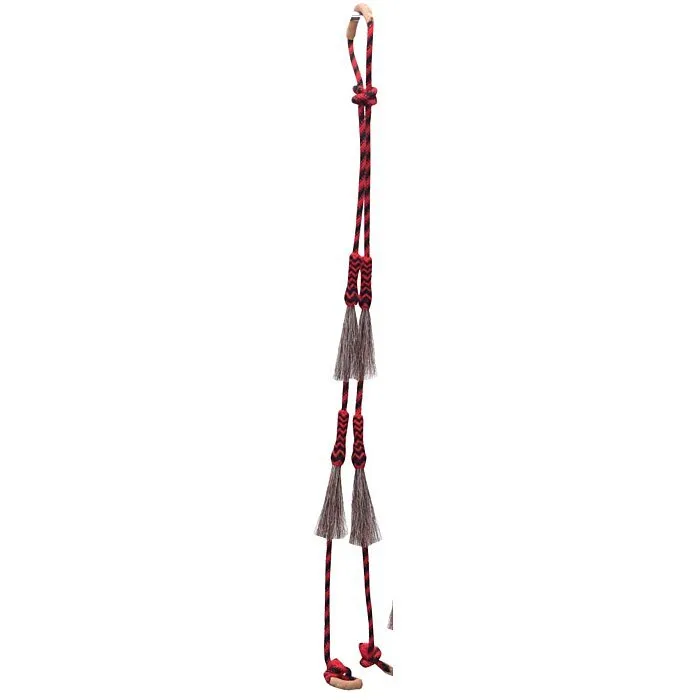 Rienda Cerda De Caballo WD 11-1082-6 Rojo/Negro