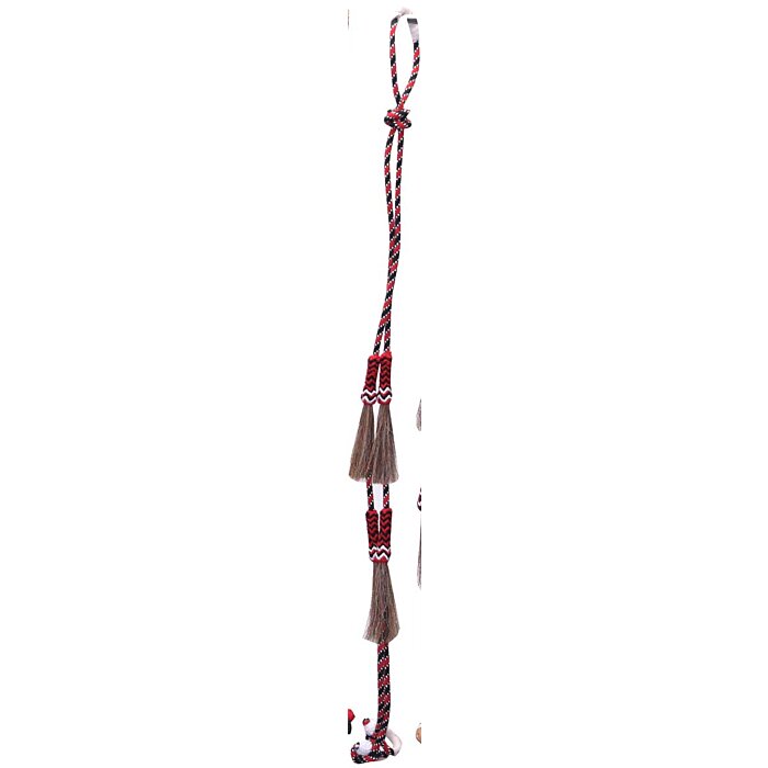 Rienda Cerda De Caballo WD 11-1082-4 Rojo/Negro
