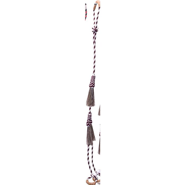 Rienda Cerda De Caballo WD 11-1082- Rojo/Negro