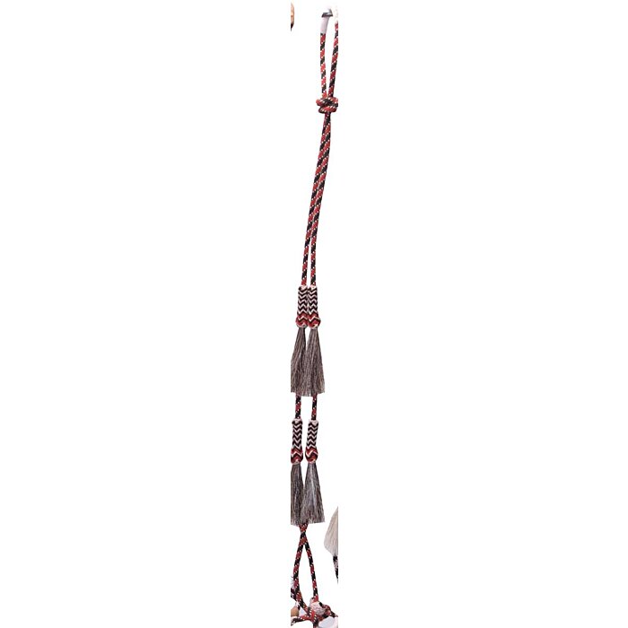 Rienda Cerda De Caballo WD 11-1082- Rojo/Negro