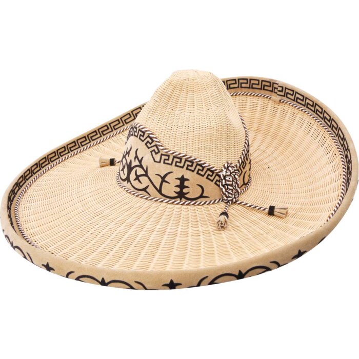 Sombrero Charro Mimbre WD 11-790 Natural-Beige