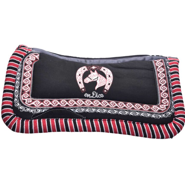 Suadero Lona Cuadrado WD 11-1064 Negro-Rojo