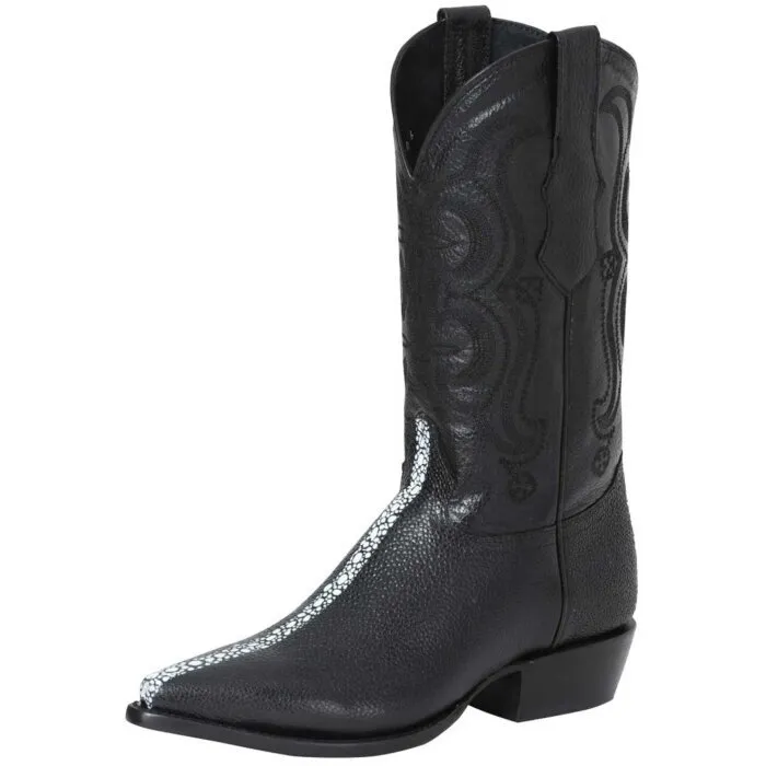 Botas Vaqueras Imitación Mantarraya 41528 Negras