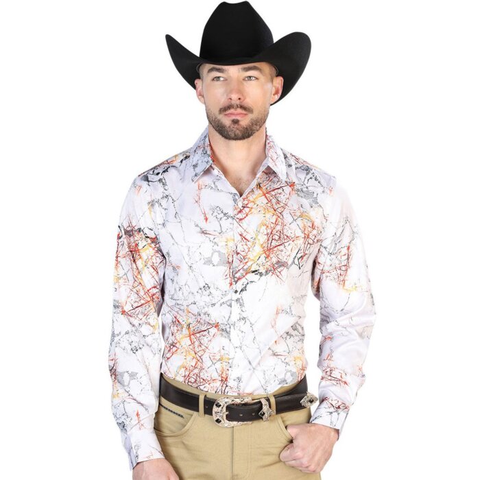 Camisa Casual Blanca El Señor De Los Cielos 43993