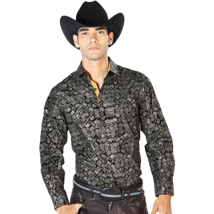 Camisa Color Negro Vaquera El Señor De Los Cielos 43600