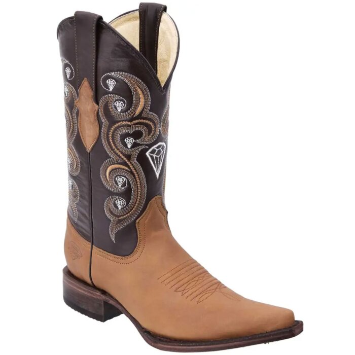 Botas Vaqueras Dama WD Boots 489 Café