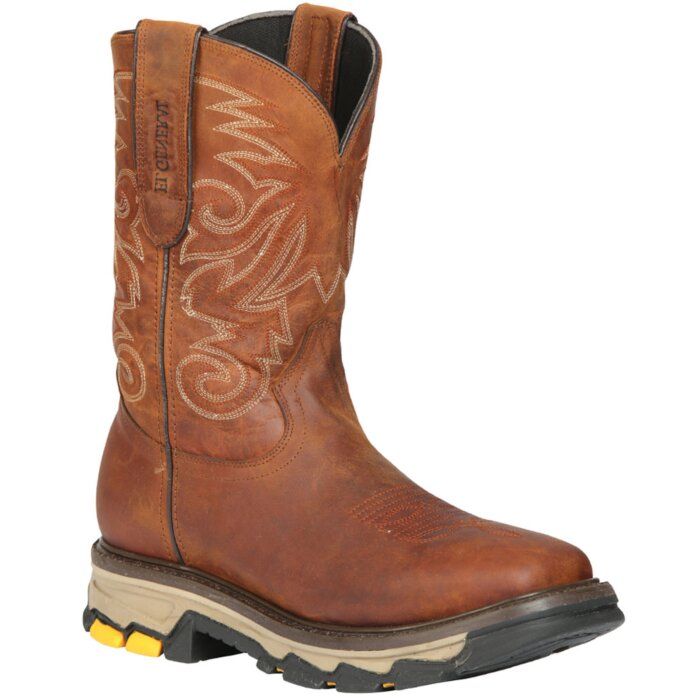 Bota Rodeo Para Trabajo Piel Victoria Color Whisky 44695