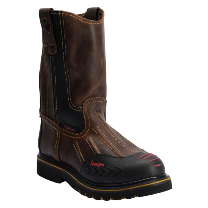 Botas De Trabajo Con Puntera De Hule King Welt 108 Color Café