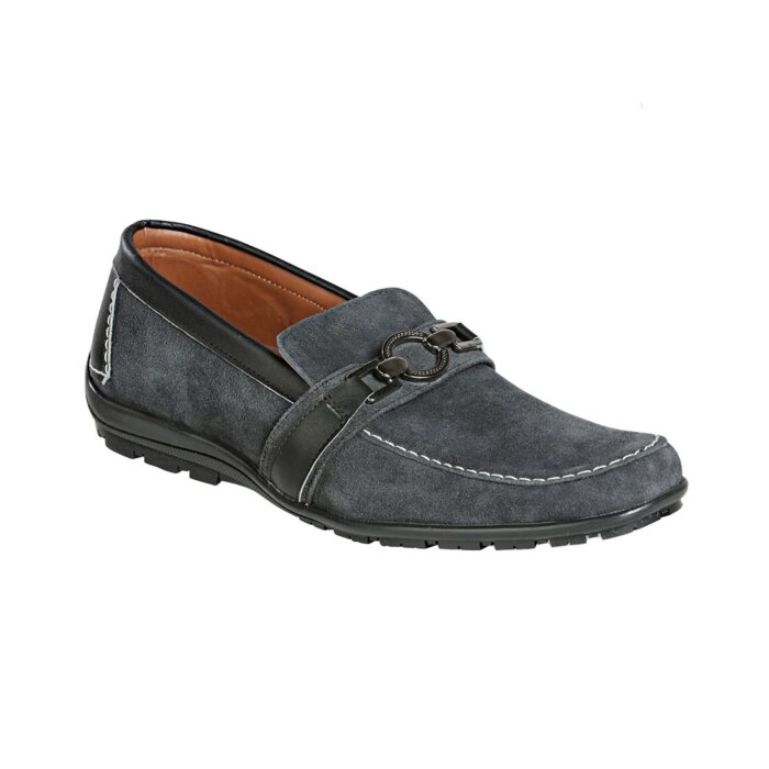 Zapatos Casuales De Gamuza Color Gris Para Hombre Lam 8510