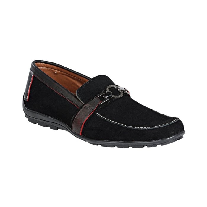 Zapatos Casuales De Gamuza Negros Para Hombre Lam 8510