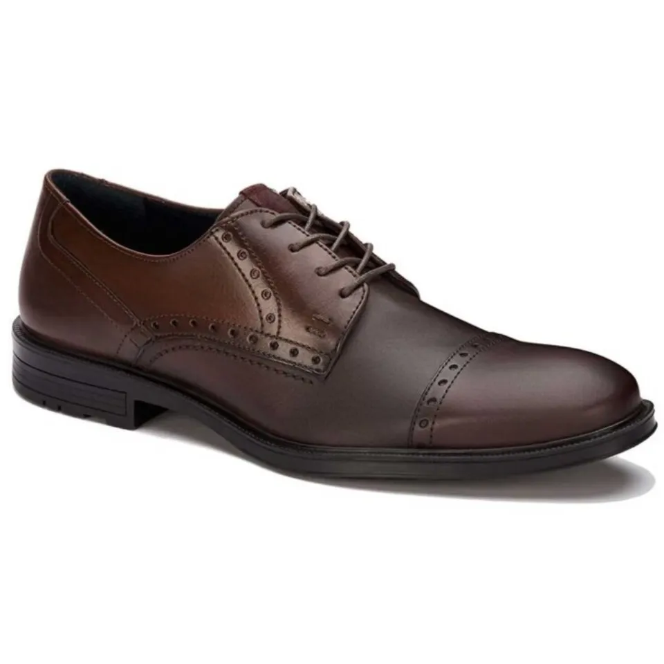 Zapato Oxford De Vestir Ferrato 294-9802 Café
