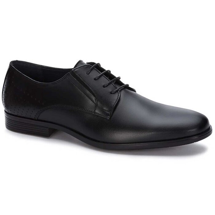 Ferrato 87933 Negro Piel Zapato Para Hombre