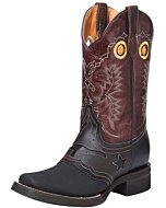 Bota Rodeo Negras El General 33308 Piel Keblar