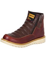 Zapato De Trabajo Para Dama Cliff  35205 Color Vino