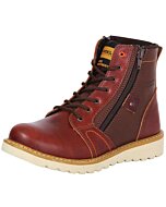 Zapatos De Trabajo De Mujer Cliff 35209 Color Vino