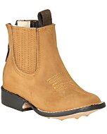 Botines Charros Nobuck Color Camel Para Bebé Jar Boots 126582