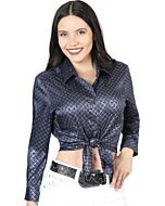 Blusa Manga Larga De Moda Navy Blue 44560