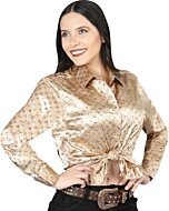 Blusa Manga Larga De Moda Color Beige 44556