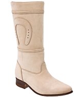 Botas Escaramuza Charra Color Tortola Piel Nubuck WD 11-464
