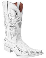 Botas Para Hombre Blancas Clón Oso Hormiguero Tejida WD 11-108