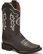 Botas Vaqueras Café Oscuro Suela Cuero 321-8426