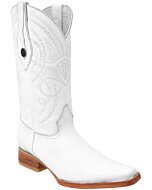 Botas Vaqueras Imitación Venado Blancas Horma 400 WD 11-170