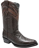 Botas Vaqueras Color Café Pata De Avestruz WD 11-214