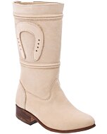 Botas Escaramuza Para Niña Piel Nobuck Color Tortola WD 11-356